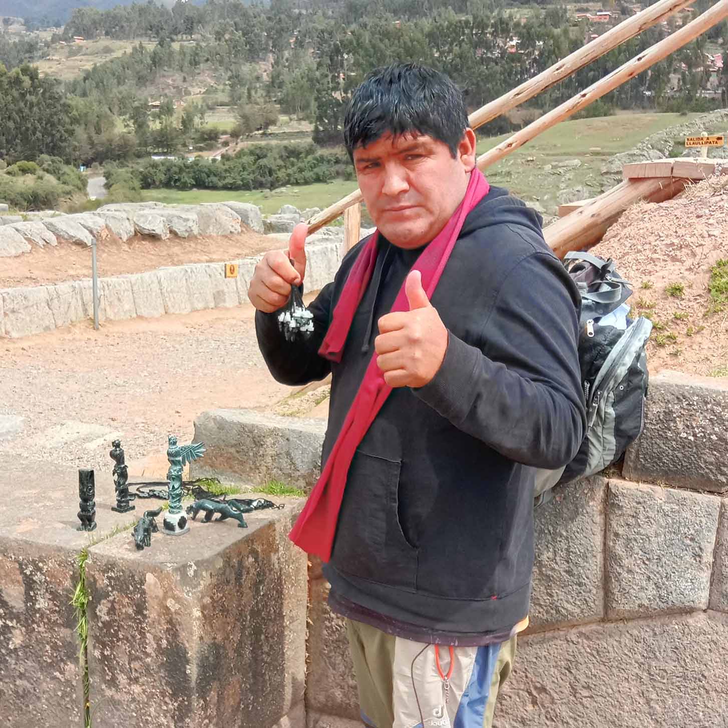 Peruvian Artisans Stone Chakanas