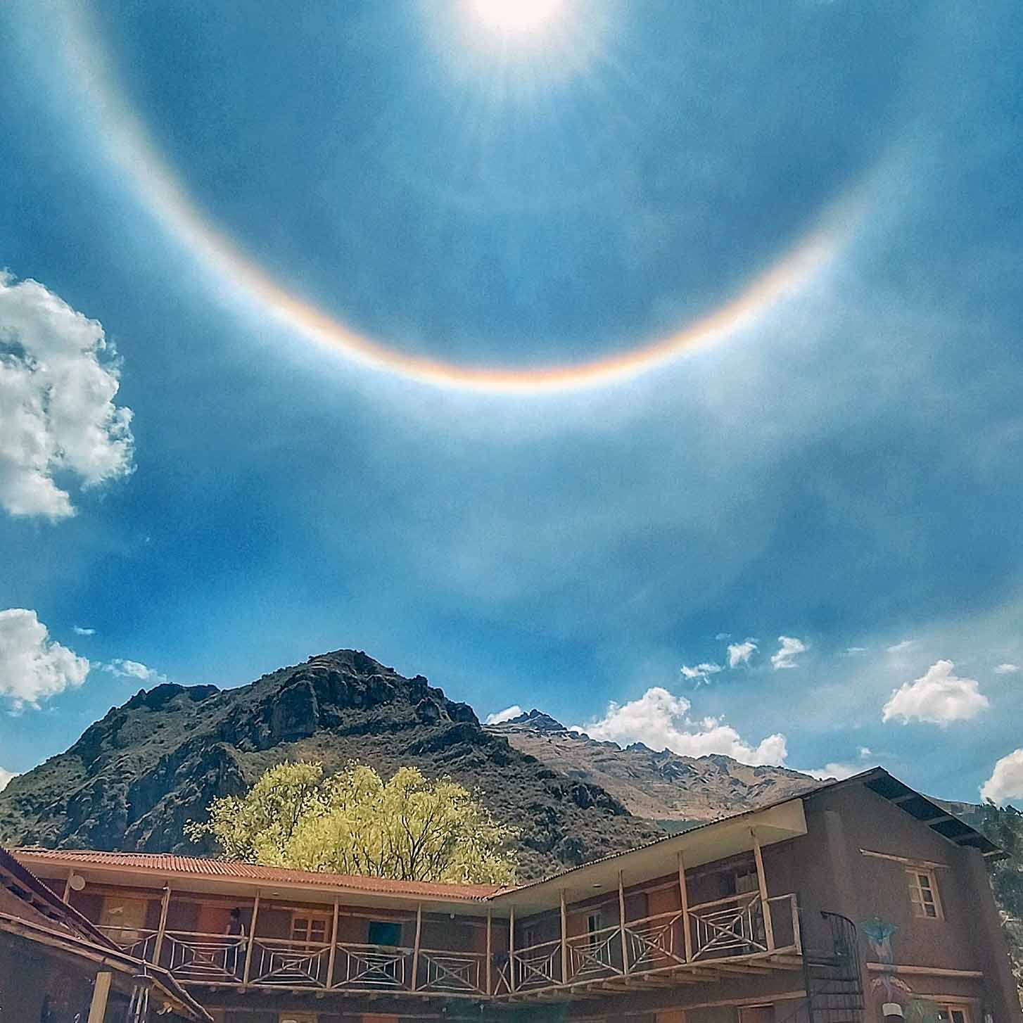 Peruvian Sun Circle Rainbow